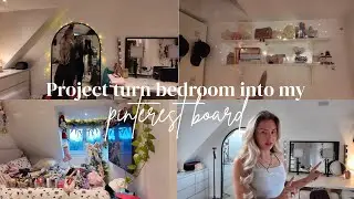 Project Bedroom! Creating my bedroom of dreams straight out of my Pinterest board. 
