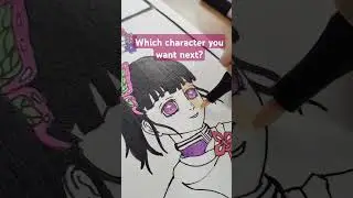 Kanao Drawing|DemoN SlayeR|#demonslayer #kanao #kochosisters #anime