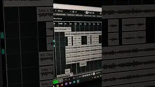 Singing and recording some baking vocals 