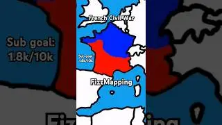 French Civil War #viral #mapper #europe #map #mapping #geography #history #france #civilwar #war