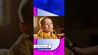 Viral Ai Baby interview. Tag Mamoo. cute baby talking. #aibaby #aibo #mrteacher #relateable