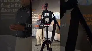Behind the scenes of a video shoot at The Carnegie Science Center!