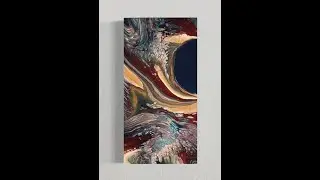 Be Still My Heart   Acrylic Pour Painting, Flow Art, Fluid Art Technique,