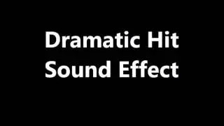 Dramatic Hit Sound Effect