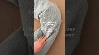 Theraline Pregnancy Pillow in Misty Blue Fine Knit