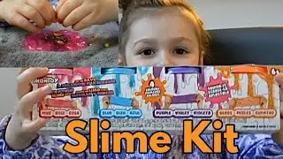 SLIME KIT By MONTOY   *ONLY $4.00*        #dollarstore #kidsvideo #toys #slime #unboxing #kidsvideo