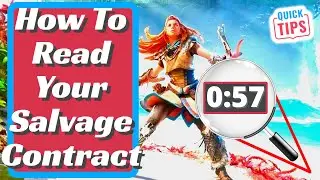 How To Read Your Salvage Contract - Horizon Forbidden West