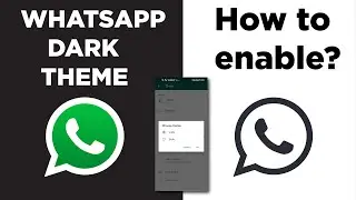 Whatsapp Dark Mode! 🔥🔥| Released | How to enable dark mode in whatsapp on iOS and Android🔥🔥