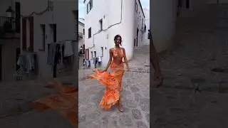The Perfect🥀 Our MIANA Maxi Dress In Orange🧡 #fashion #model #beauty #style #outfit #shorts
