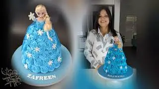 How to Make a 3D Elsa Cake with Buttercream