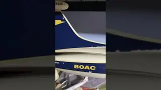 Walkers Westway BOAC Vickers VC-10 1:48 scale cutaway model.  99.999% near mint in original crate.