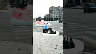 shoes car funny, magic, vfxvideo |⛸⛸ | #youtubeshorts #shortsfeed #shorts