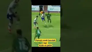 pemain aceh berulah lagi , hantam pemain jatim#aceh#pon#shorts