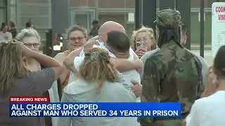 Cook County prosecutors drop charges against man who spent 34 years in prison