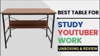 Best Table for Study, Youtuber and Work 2023 | Furlay study Table | Unboxing & Review (हिन्दी)