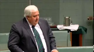 Clive Palmer in House of Reps 26th May 2015 - PUP Achievements
