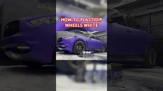 How To Properly Plastidip Your Wheels White! #cars #automobile #wrapking #paint #wheels #plastidip
