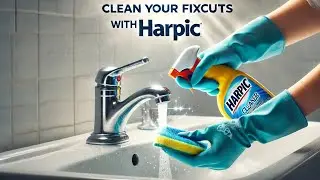 bathroom taps cleaning ( how to clean water tap with harpic ) #cleanning #fixtures #tapcleaninghack