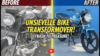 पुरानी बाइक को बना दिया नई जैसी 😍 Bike Ka Full Makeover 😱 |#car #automobile #vlog #viral #shorts