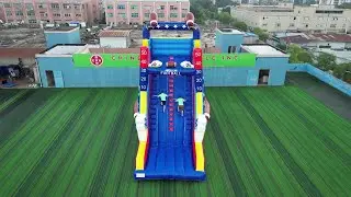 🏈 Score Big Fun! Giant Inflatable Football Slide from Chinee Inflatables Factory 🤩 T8-1453