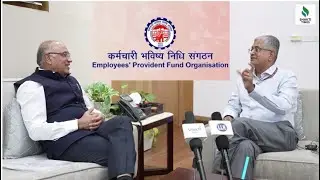 Central PF Commissioner Mr. Ramesh Krishnamurthi, IRS, EPFO in conversation with Mr SK Sharma #epfo