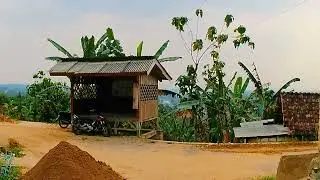 Rural Indonesia walking tour. Calm canal walk in a small East Java village | Indonesia 4K