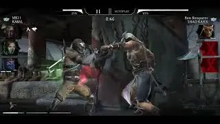 MK Mobile Dark Quenn's Tower # 100 Diamond Fight.