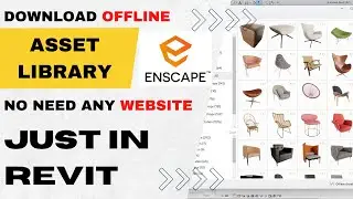 How to download enscape asset library offline in revit without any 3rd party websites/ try is method
