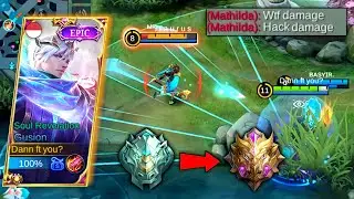 GUSION GAMEPLAY SEASON 23 | HOW TO GET MYTHIC QUICKLY | GUSION BEST BUILD | GUSION GAMEPLAY - MLBB