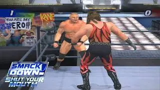 IRONMAN MATCH : Brock Lesnar Vs Demon Kane | SmackDown! Shut Your Mouth (SYM) PS2