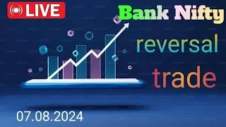 7 August option trading Bank Nifty Nifty 50 live trading binod trader
