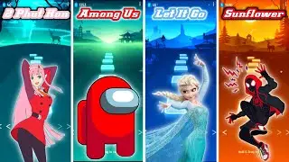 2 Phut Hon vs Among Us vs Let It Go vs Sunflower - Tiles Hop