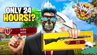 FF LIVE GRANDMASTER PUSH AND M590 WEAPON GLORY TITLE #freefire #live