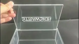 clear acrylic box with lid