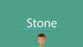 How to pronounce Stone