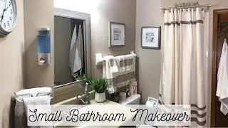 I Decorated My Husband's Small Bathroom | Supportivemom