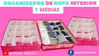 ❤ORGANIZADOR PARA ROPA INTERIOR O MEDIAS