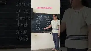 Words with shr #reading #education