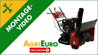 Montagevideo GeoTech Schneefräse STP1587 TERBS mit Raupen - 6 + 2 Gänge - Schnecke 87 cm