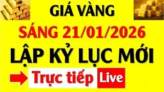 Trực tiếp Giá Vàng Sáng 21/01/2026 - Vàng 9999 SJC, Phú Quý, Bảo Tín Minh Châu, DOJI...
