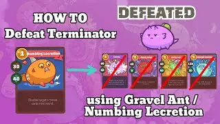 How To Use Numbing Lecretion To Force A Terminator Reptile To Surrender in PvP Axie Infinity