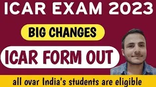ICAR Application form 2023 Released ! ICAR 2023 official update! NTA ICAR big update for admission