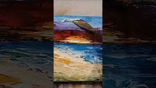 PALETTE KNIFE Magic ✨Abstract Art #shorts #abstractpainting #paletteknife #artprocess #artVITAStudio