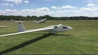 SZD 55 - Erster Start nach Grund&uuml;berholung