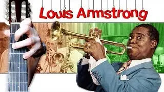 Louis Armstrong - What a Wonderful World на Гитаре + РАЗБОР