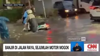 Nekat Terobos Banjir, Sejumlah Motor Mogok