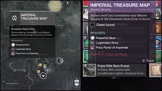 Maevic Square destiny 2/imperials treasure map EDZ chest location