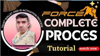 Meta Force Complete Process. A To Z Tutorial. Trust Wallet Settings | ID Activation | #forceclassic
