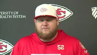 Chiefs center Creed Humphrey talks young offensive line, season so far