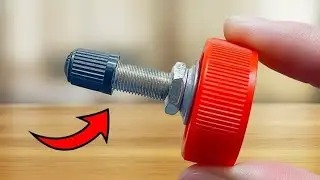 Just Insert an Old Tire Valve into a Plastic Bottle Cap &mdash; You&rsquo;ll Be Amazed by the Results